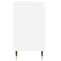 Berkfield Industrial Bathroom Cabinet White 58X33X60 Cm Engineered Wood - thumbnail 6
