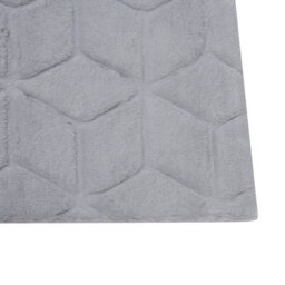 Beliani Faux Fur Rug Thatta Grey 160 X 230 Cm - thumbnail 7