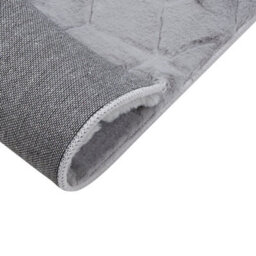 Beliani Faux Fur Rug Thatta Grey 160 X 230 Cm - thumbnail 6