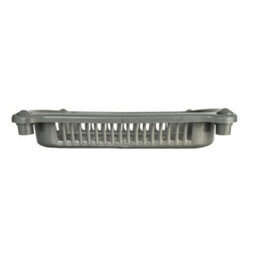 Vivo 4 Tier - Silver Plastic Storage Shelf Shelves Basket Rack Caddy Home Kitchen Veg Fruit - thumbnail 2