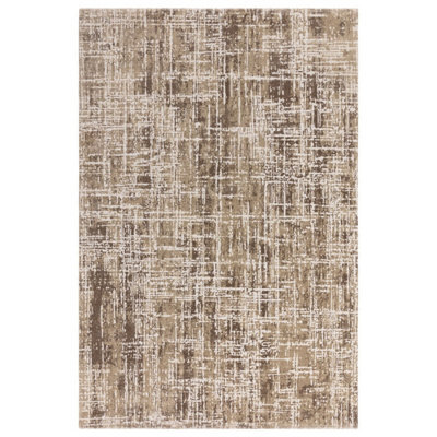 Beige Luxurious Abstract Modern Easy To Clean Rug For Dining Room Bedroom & Living Room-160Cm X 230Cm - image 1