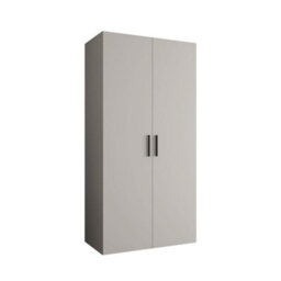 Arte Bari I Hinged Door Wardrobe 100Cm In Cashmere - Elegant, Soft-Close Storage In A Contemporary Neutral - thumbnail 2