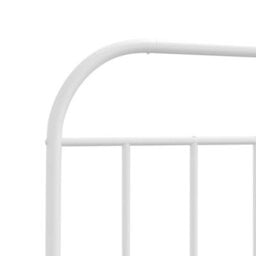 Berkfield Metal Headboard White 150 Cm - thumbnail 6