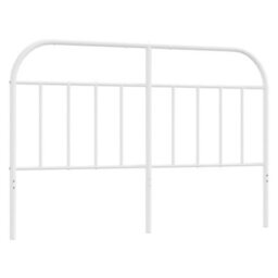 Berkfield Metal Headboard White 150 Cm - thumbnail 2