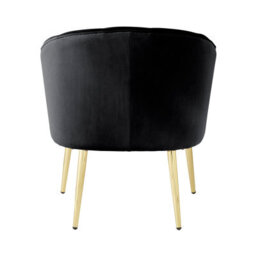 Gfw Pettine Velvet Accent Chair Black - thumbnail 5