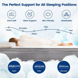 10 Inch Memory Foam Pocketed Springs Mattress King - thumbnail 2