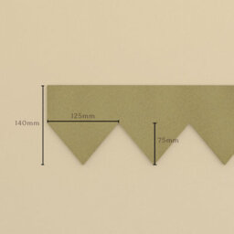 Jumbo Zigzag Trim - 1M Long - Wall And Shelf Edging Mdf Wood - (By Trims & Co.) - thumbnail 2
