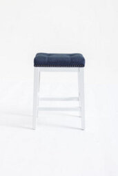 Belofay 30D X 45W X 62H Cm Elegant Counter Height Bar Stools With Cushioned Seat, Solid Wood Legs - thumbnail 1