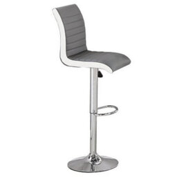 Furniture In Fashion Topaz Concrete Effect Bar Table With 2 Ritz Grey White Stools - thumbnail 3