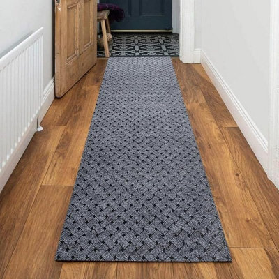 eXtreme Carpet Runner For Hallways, Kitchen, & Living Room - Vectra Grey 66Cm Wide By 1.50M Length