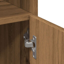 Berkfield Bathroom Cabinet Artisan Oak 30X30X179 Cm Engineered Wood - thumbnail 9