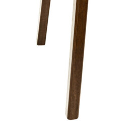 Beliani Set Of 2 Dining Chairs Cynthiana Wood Brown/ Light Beige - thumbnail 8