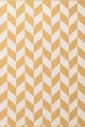 The Rugs Ted Baker Terrick Reversible Indoor Outdoor Rug Chevron Design In Yellow - thumbnail 1