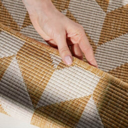 The Rugs Ted Baker Terrick Reversible Indoor Outdoor Rug Chevron Design In Yellow - thumbnail 2