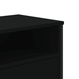 Berkfield Modern Tv Cabinet Black 122X34X41 Cm Engineered Wood - thumbnail 8
