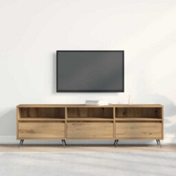 Walplus Tv Cabinet Artisan Oak 150 X 30 X 44.5 Cm Engineered Wood - thumbnail 4