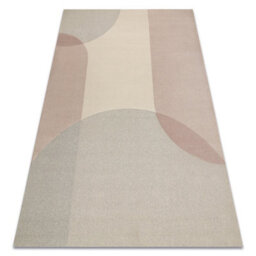 RugsX Flux 461.7.ae200 Wool Carpet Osta - Geometric, Structural, Loft Beige Pink 80X140 Cm - thumbnail 4