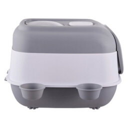Living And Home Large Enclosed Cat Litter Box With Uv Sterilizer Lamp - thumbnail 5
