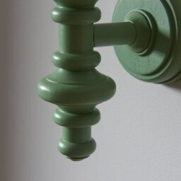 Loops Elegant Dimmable 2 Pack Satin Cotswold Green Wall Lights - thumbnail 5