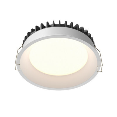 Luminosa Lighting Luminosa Okno 15.5Cm Round Recessed Downlight White 3000-4000-6000K Ip44 - image 1