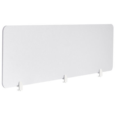 Beliani Desk Screen Split Off-White - image 1