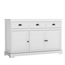 Kitchen Buffet Sideboard Wooden Storage Cupboard Cabinet With Adjustable Shelf - thumbnail 6