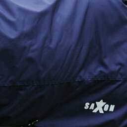 "Saxon Defiant Combo Neck Midweight Horse Turnout Rug Navy/white (5 9"")" - thumbnail 2