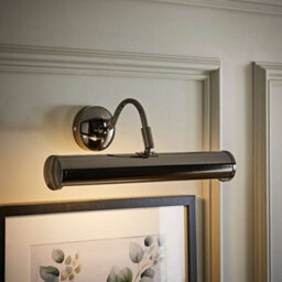 Valuelights Gemini Black Chrome Twin Picture Wall Light And Bulbs - thumbnail 2
