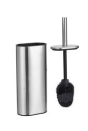Showerdrape Fortuna Satin Steel Toilet Brush And Holder - thumbnail 3