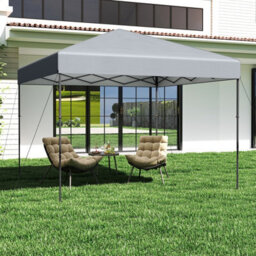 Gainoom 300 X 295 Cm Pop Up Canopy Tent Grey Foldable Outdoor Sunshade Patio Shelter Gazebo - thumbnail 4