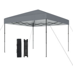 Gainoom 300 X 295 Cm Pop Up Canopy Tent Grey Foldable Outdoor Sunshade Patio Shelter Gazebo - thumbnail 1