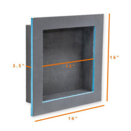Thermopanel Tileable Shower Niche With Flange - 12 X 12 Inches - thumbnail 2