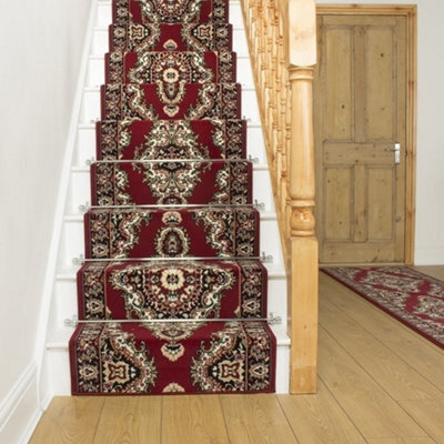Turkesh Stair Runner - Soft & Durable Carpet Runner For Stairs & Staircases, Multiple Lengths - image 1