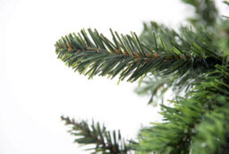 Shatchi 5Ft Slim Pine Green Tree Christmas Holiday Festive Xmas Home Decorations With Pencil Point Tips - thumbnail 2