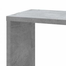 Berkfield Wall Corner Shelf Concrete Grey 45X45X147 Cm Engineered Wood - thumbnail 7