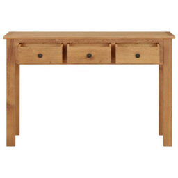Vidaxl Dressing Table 110X40X75 Cm Solid Oak Wood - thumbnail 3