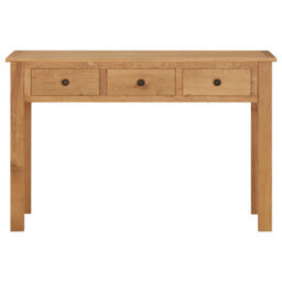 Vidaxl Dressing Table 110X40X75 Cm Solid Oak Wood - thumbnail 2