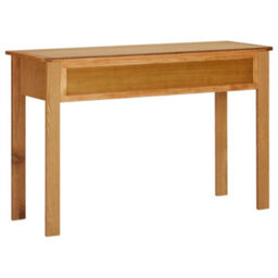 Vidaxl Dressing Table 110X40X75 Cm Solid Oak Wood - thumbnail 5