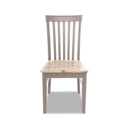 Statement Furniture Florence Highback Wooden Seat Chairs Set Of 4 - Truffle - thumbnail 6