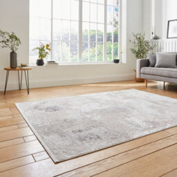 Abstract Beige Modern Easy To Clean Dining Room Bedroom And Living Room Rug -160Cm X 230Cm - thumbnail 2