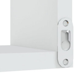 Vidaxl Wall Corner Shelf White 40X40X50 Cm Engineered Wood - thumbnail 7