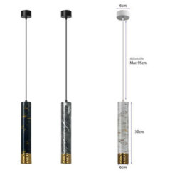 Led Long Tube Pendant Light Cylinder Pipe Gu10 Contemporary  Light - thumbnail 2