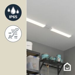GoodHome Gallius Neutral White Integrated Led Batten 31W 3450Lm (L)0.9M - thumbnail 4