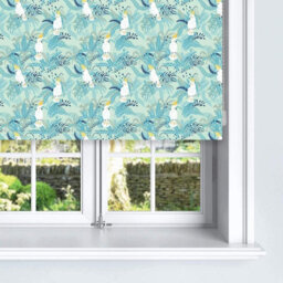 Lister Cartwright Blackout Roller Blinds For Kids Easy Fit Child Safety Included (Cockatoo Blue, 90 X 140 Cm) - thumbnail 2