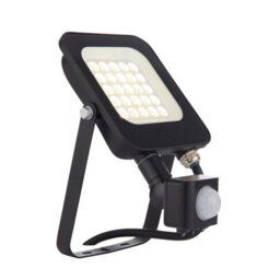 Luminosa Lighting Luminosa Guard Pir Override 20W Ip65 20W Outdoor Flood Light Matt Black Paint - thumbnail 5