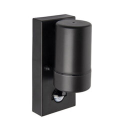 Luminosa Lighting Luminosa Icarus Outdoor Pir Motion Sensor Wall Downlight Black Ip44, Gu10 - thumbnail 2
