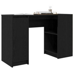 Berkfield Desk Black Oak 120X42X76 Cm Engineered Wood - thumbnail 4