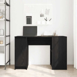 Berkfield Desk Black Oak 120X42X76 Cm Engineered Wood - thumbnail 3