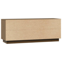 Berkfield Modern Tv Cabinet Honey Brown 110.5X35X44 Cm Solid Wood Pine - thumbnail 8
