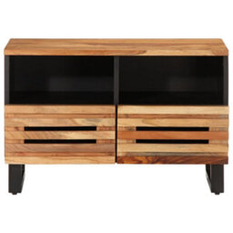 Berkfield Tv Cabinet 70X34X46 Cm Solid Wood Acacia - thumbnail 2